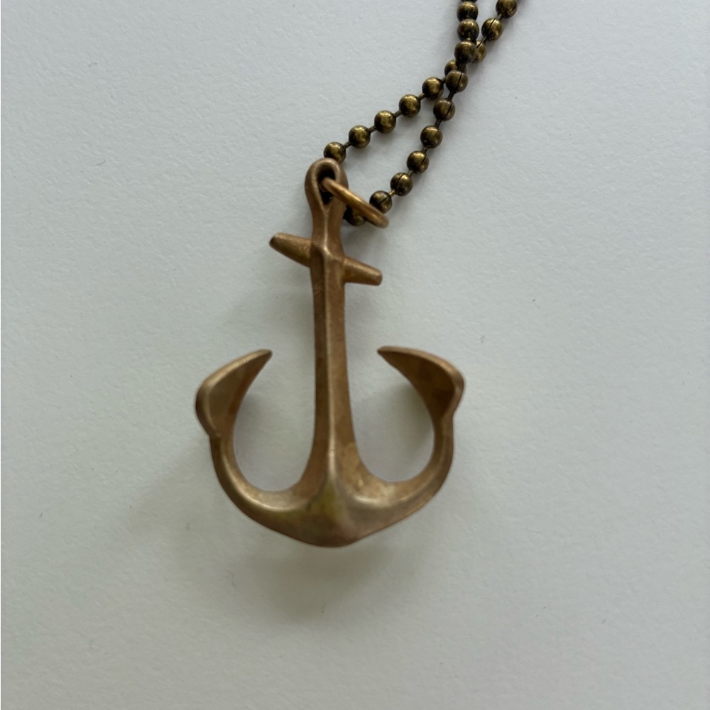 Giles & Brother Jewelry Men’s Necklace with Anchor Pendant. - Picture 2 of 2